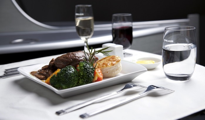 Lựa chọn suất ăn phù hợp trên chuyến bay Eva Air