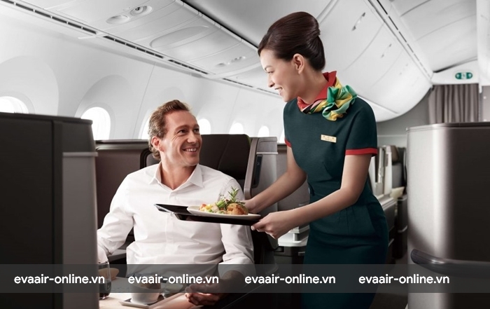 EVA Air cung cấp những dịch vụ thoải mái cho hành khách trên chuyến bay
