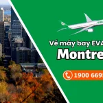 Vé máy bay đi Montreal EVA Air uy tín