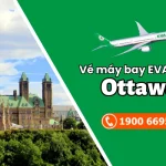 Vé máy bay đi Ottawa EVA Air uy tín